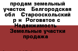 продам земельный участок - Белгородская обл., Старооскольский р-н, Роговатое с. Недвижимость » Земельные участки продажа   